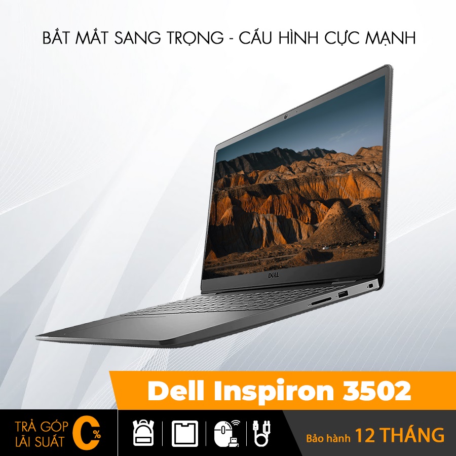 Laptop Dell Inspiron 3502 giá rẻ văn phòng tại Đà Nẵng