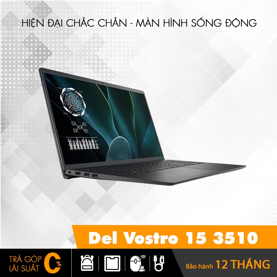 Laptop Dell Vostro 15 3510 văn phòng cao cấp cho doanh nhân