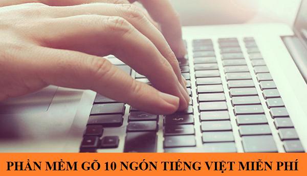 Phần mềm gõ 10 ngón tiếng việt miễn phí