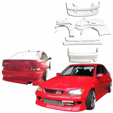 ModeloDrive FRP BSPO Wide Body Kit 12pc > Lexus IS Series IS300 2000-2005> 4dr (modelodrive_119235) - Overboost.com