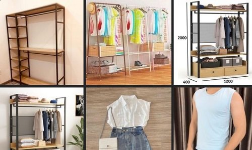 Giá Kệ Shop Đẹp, Kệ Sắt Treo Quần Áo Uy Tín Mới Nhất