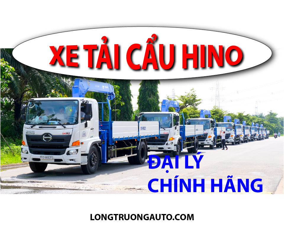 Xe Tải Cẩu Hino - Đại Lý Chính Hãng, Giá TỐT