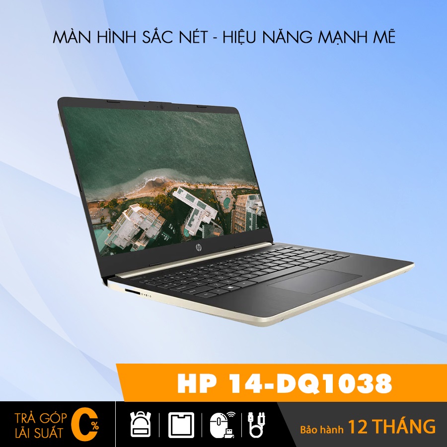 Laptop HP 14-DQ1038 văn phòng tốt nhất tại Đà Nẵng