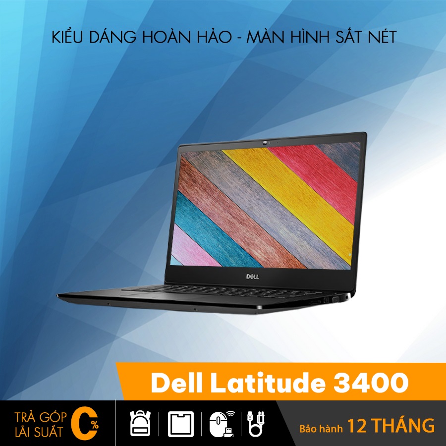 Laptop Dell Latitude 3400 văn phòng mỏng nhẹ cho doanh nhân