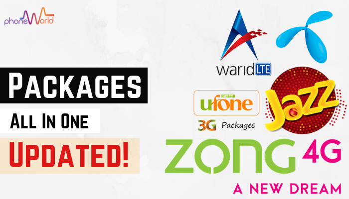 3G, 4G Mobile Internet, Call, SMS Packages Information (April 2022)
