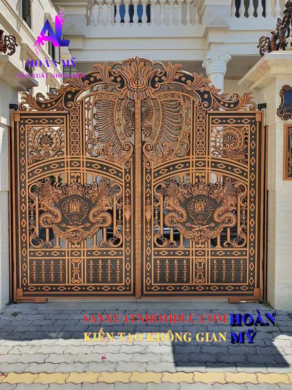 15+ Mẫu Cổng Song Long Hội Tụ