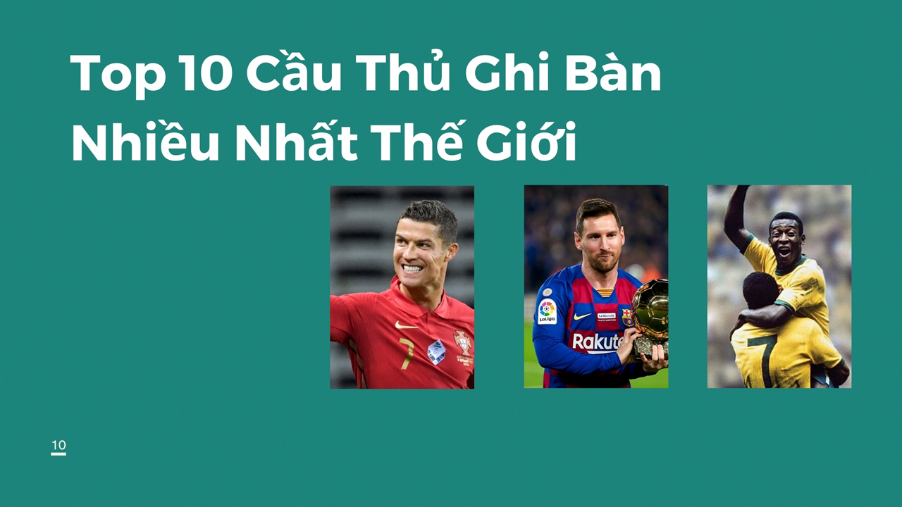 Top 7 cầu thủ ghi nhiều bàn nhất lịch sử bóng đá thế giới