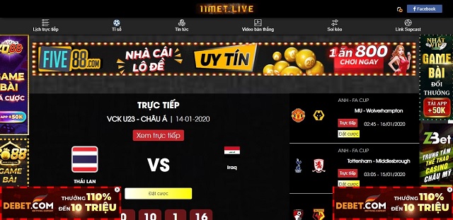 11metTV | 11met.tv | Trực tiếp bóng đá, xem bóng đá trực tuyến mỗi ngày