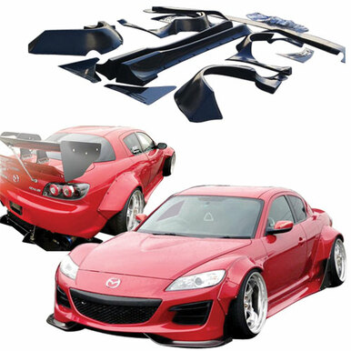 VSaero FRP TKYO Wide Body Kit > Mazda RX-8 SE3P 2009-2011 (vsaero_108955) - Overboost.com