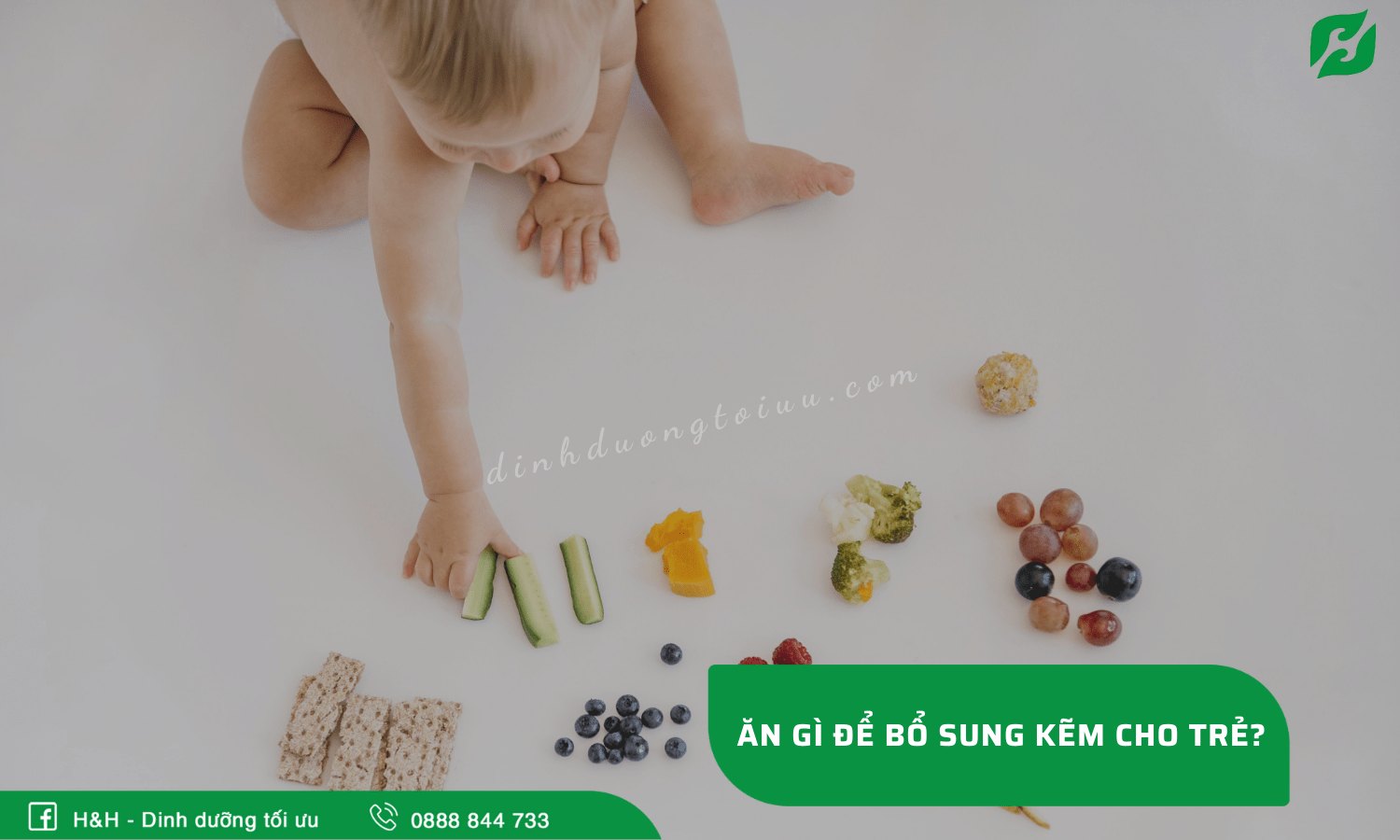 Ăn gì để bổ sung kẽm cho trẻ? - H&H Nutrition