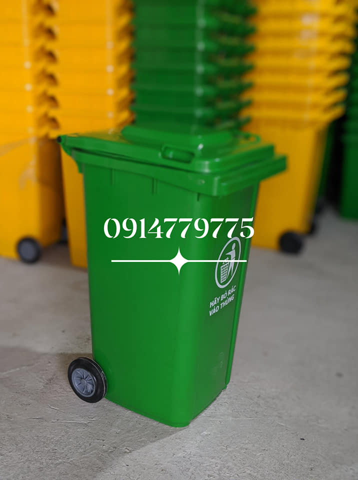 Thùng rác xanh 240 lít tại nhất Đà Nẵng, giá rẻ nhất