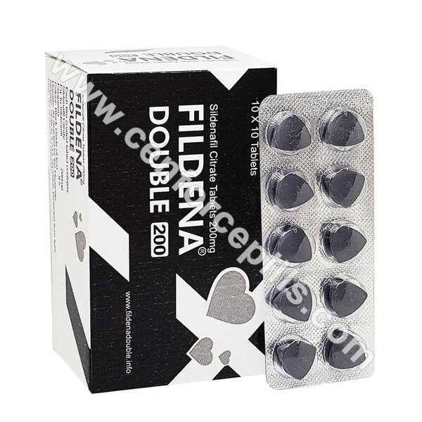 Buy Fildena Double 200 mg Tablet | Sildenafil Citrate |【Get 10% OFF】