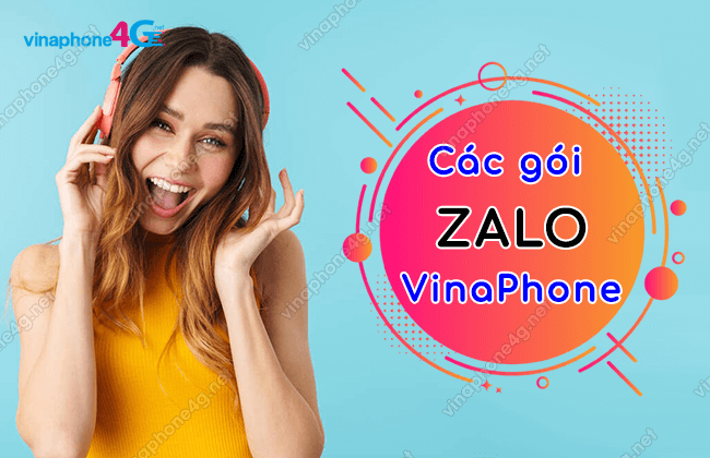 Đăng ký các gói Zalo của VinaPhone không giới hạn data truy cập