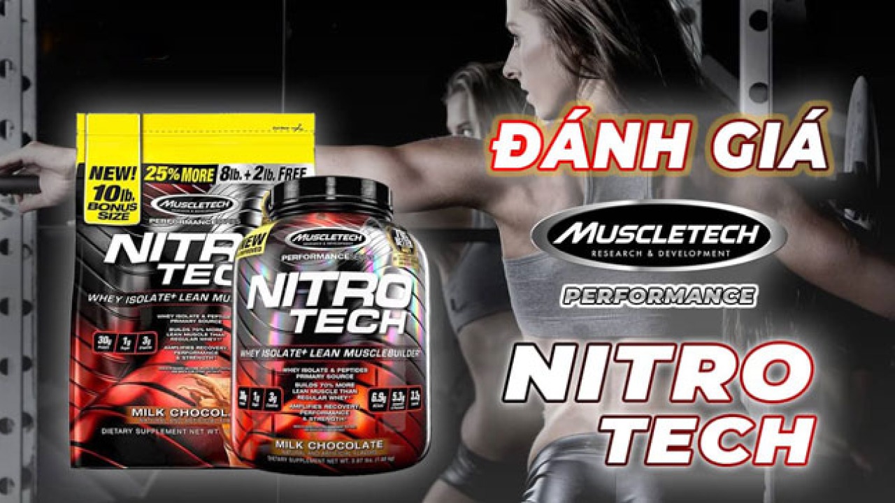 Review sữa tăng cơ Nitro Tech Whey Gold chi tiết nhất