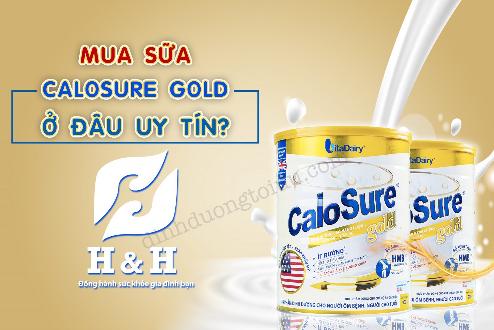 Giải pháp cho người mắc bệnh tim mạch - CaloSure Gold mua ở đâu? - H&H Nutrition