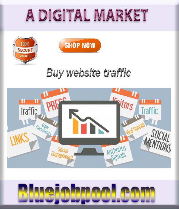 Buy website traffic - Bluejobpool