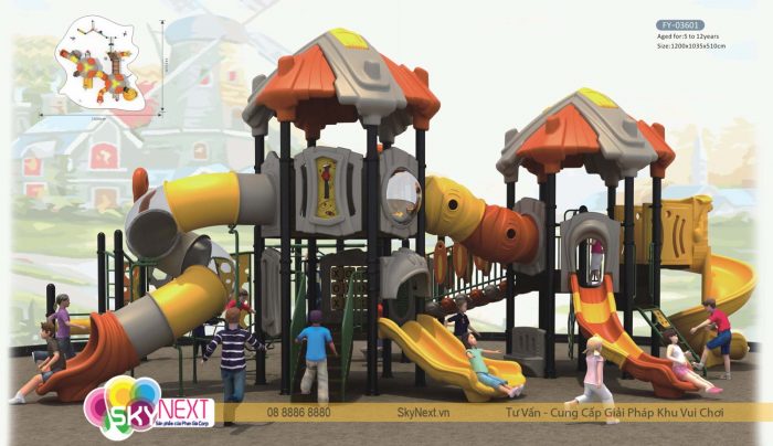 TOP 27 Mẫu Nhà Liên Hoàn Ngoài Trời Cho Bé Năm 2020 | SkyNext