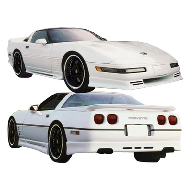 1991-1996 Chevrolet Corvette C4 Duraflex GTO Body Kit 4 Piece (ed_103821) - Overboost.com