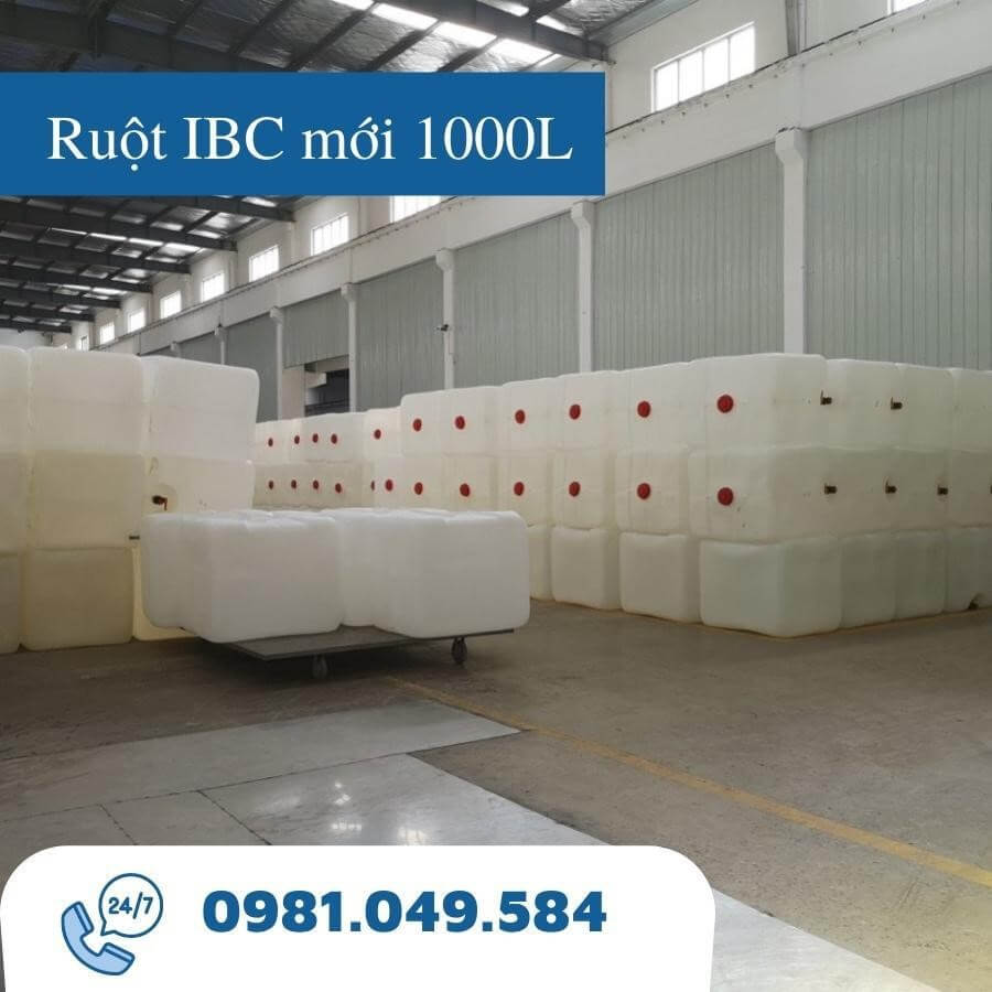 Ruột IBC Tank 1000l mới 100% - Chất Lượng Giá Tốt