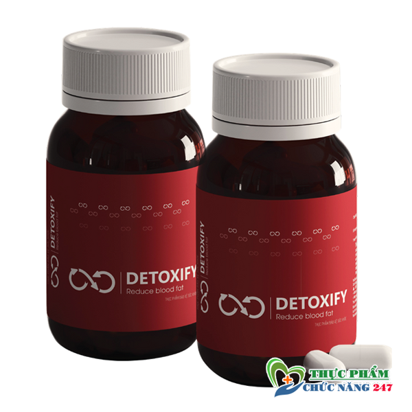 Viên uống hỗ trợ giảm cân Detoxify giảm mỡ nội tạng Chính Hãng