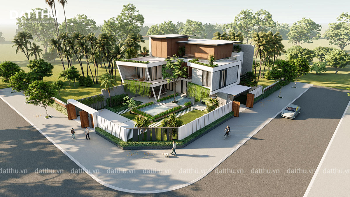 Mẫu Thiết Kế Biệt Thự 3 Tầng Hiện Đại Năm 2022 Ở Bình Dương