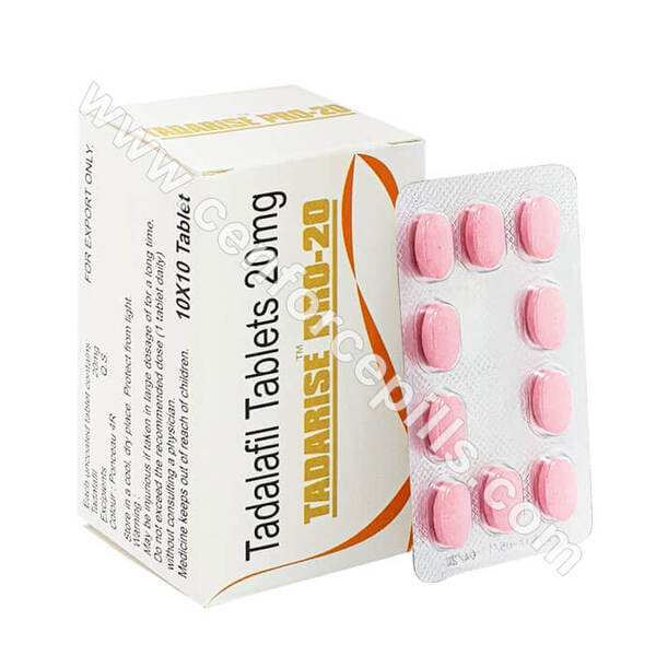 Tadarise Professional 20 Mg: Tadalafil ED Pill | Use | Price