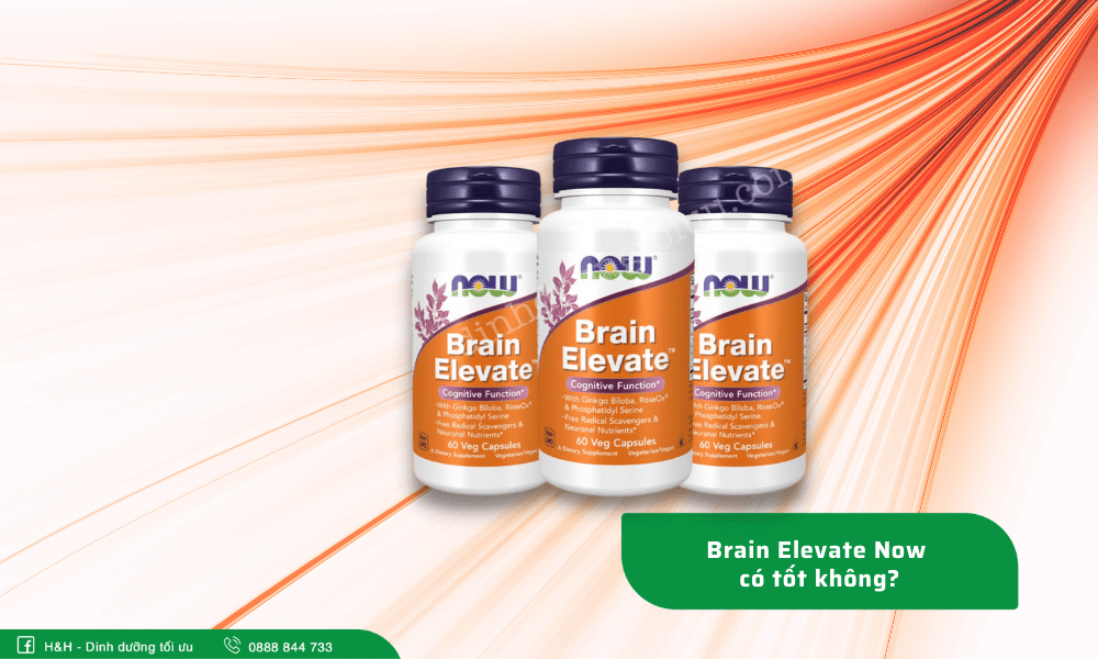 Viên uống tăng cường tuần hoàn máu não Brain Elevate Now có tốt không? - H&H Nutrition
