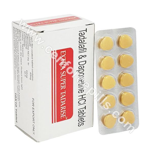 Extra Super Tadarise: Tadalafil/Dapoxetine | Best Price - CP