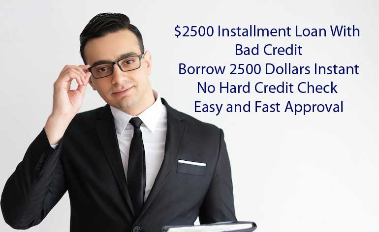 $2500 Installment Loans With Bad Credit & No Hard Credit Check