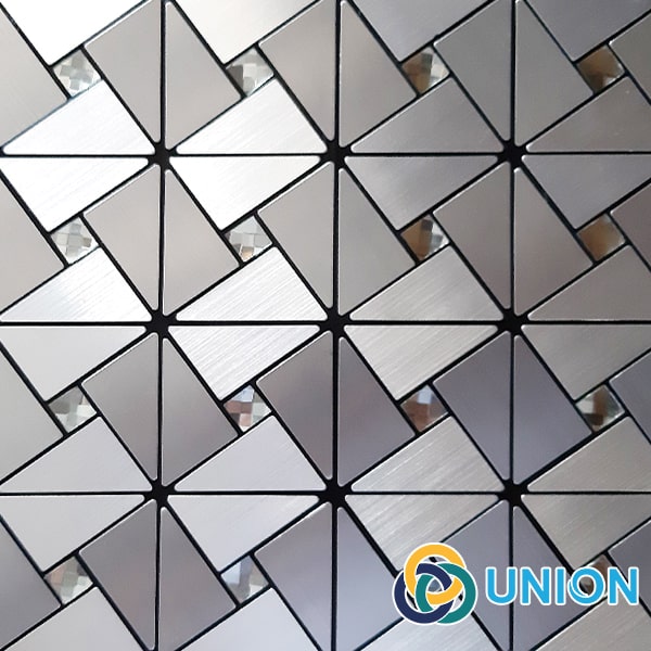 Gạch Mosaic BV012 - Thiết Kế Khảm Nhôm Bóng Thẩm Mỹ Cao