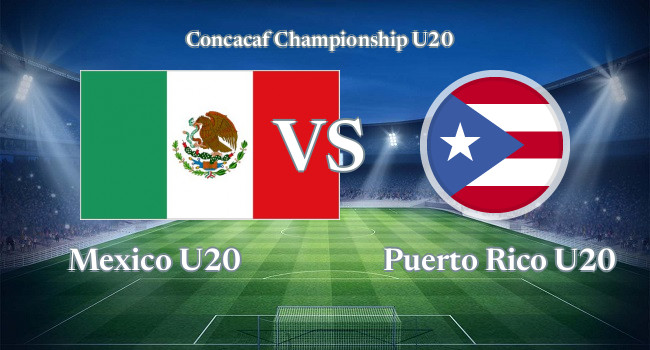 Live soccer Mexico U20 vs Puerto Rico U20 27 06, 2022 - Concacaf Championship U20 | Olesport.TV