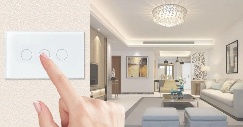 Một chạm với công tắc cảm ứng, không dây nhanh chóng tiện lợi