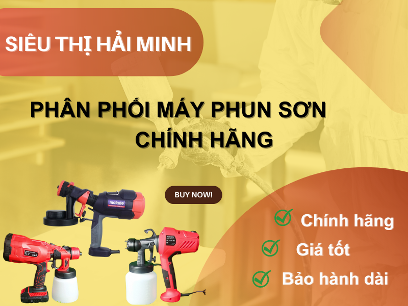 Nơi mua máy phun sơn Hà Nội uy tín nhất 2022