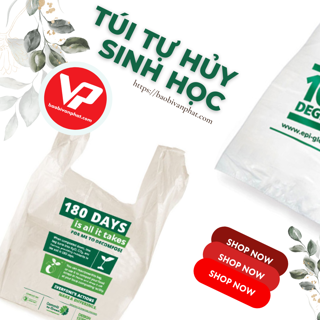 Tại sao nên chọn mua túi nilon tự hủy sinh học?