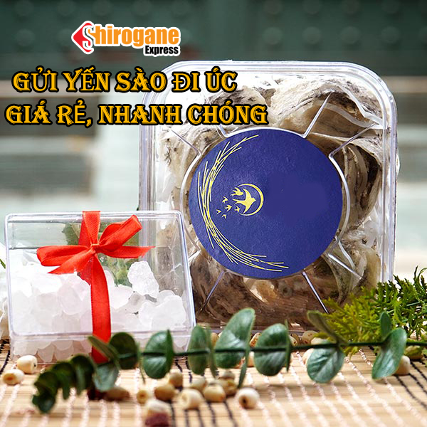 Gửi yến sào đi Úc giá rẻ, nhanh chóng, không hư hỏng - Shirogane