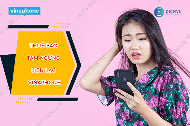 Vì sao thuê bao VinaPhone tạm ngừng liên lạc? Cách xử lý?