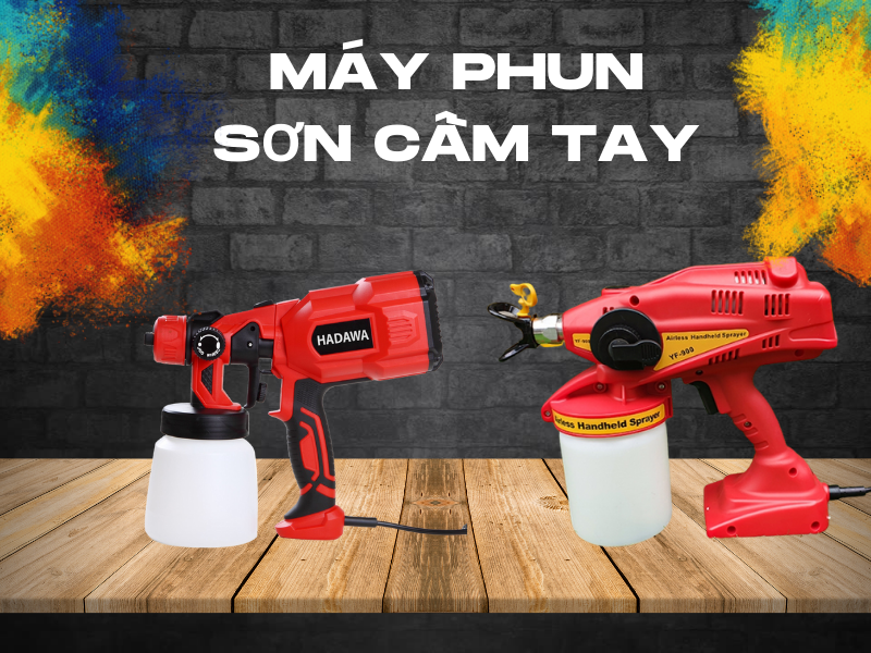 3 Lý Do Để Sử Dụng Máy Phun Sơn Cầm Tay Ngay Hôm Nay