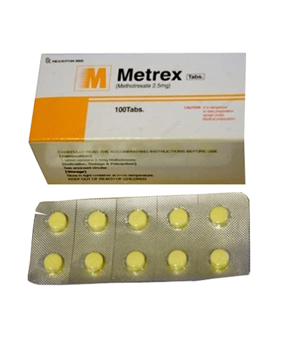 Metrex Tablets in Pakistan | Metrex 2.5 Mg (Methotrexate) Imported 100 Tablets
