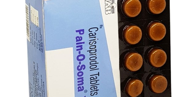 Pain O Soma 500mg Buy Online 0.7 Per Tablet Treat Muscle Pain
