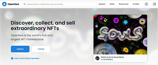 OpenSea, the largest NFT marketplace