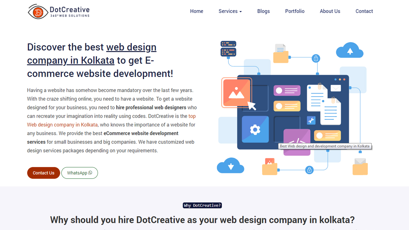 web design & web development company in kolkata | dotcreative