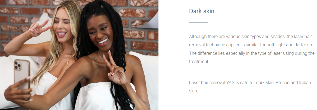 YAG Laser — Best Hair Removal Technique for Dark Skin | by Ô Spa Boutique | Jul, 2022 | Medium