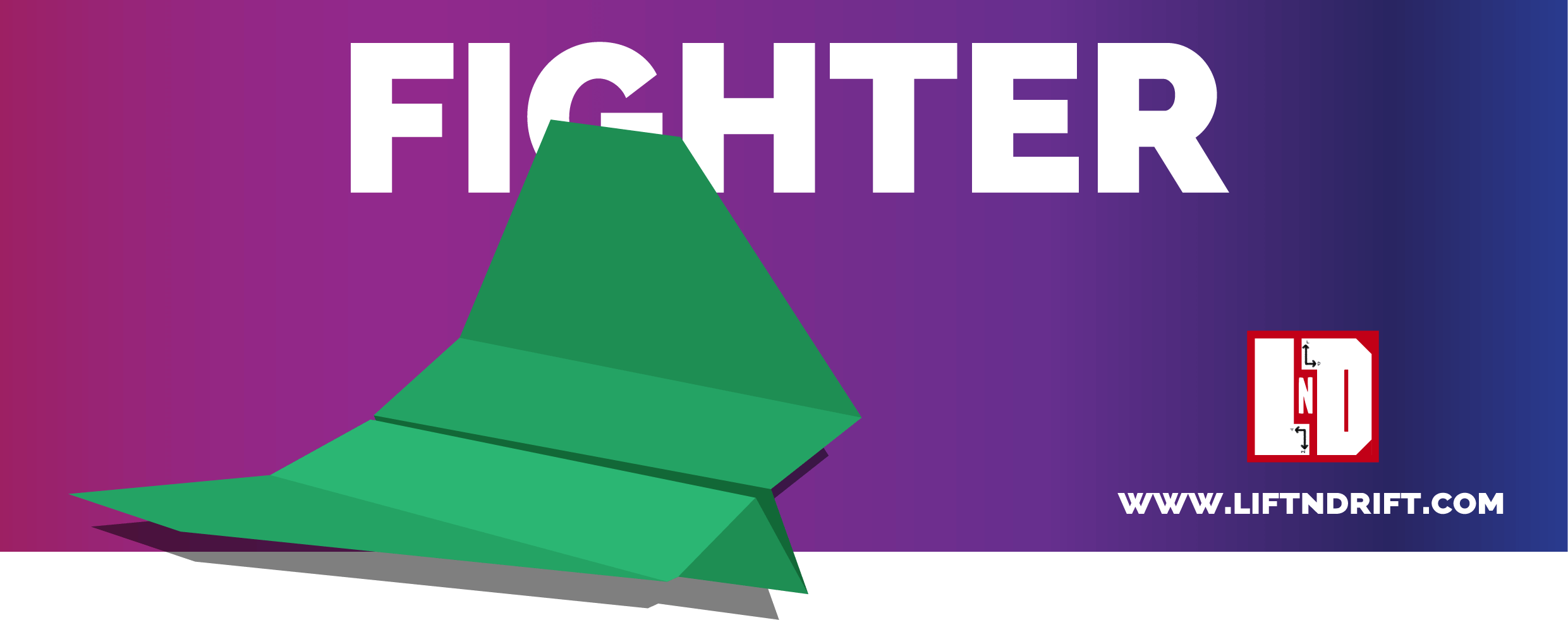Fighter | Learn how to make a Fighter Paper Airplane design step by step!