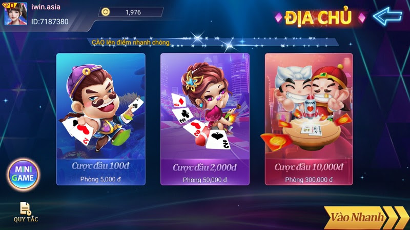 Game bài địa chủ cực hấp dẫn tại Iwin - IWIN688