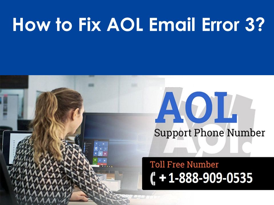 How To Fix AOL Email Error 3 | Fixtechsolution