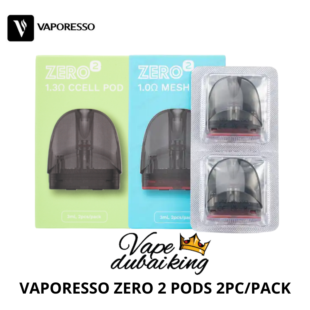 VAPORESSO ZERO 2 REPLACEMENT PODS 2PC/PACK - Vape Dubai King