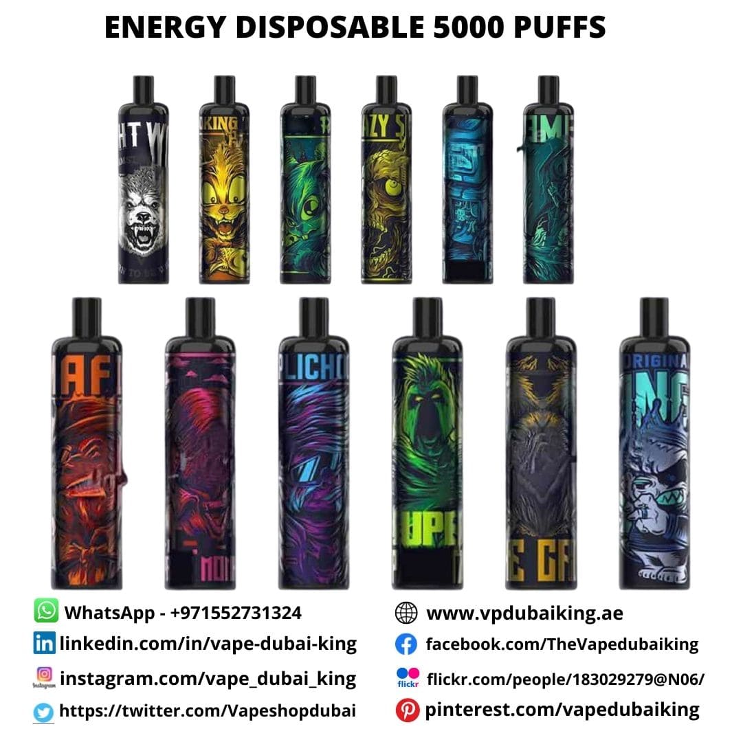ENERGY DISPOSABLE VAPE 5000 PUFFS - Vape Dubai King
