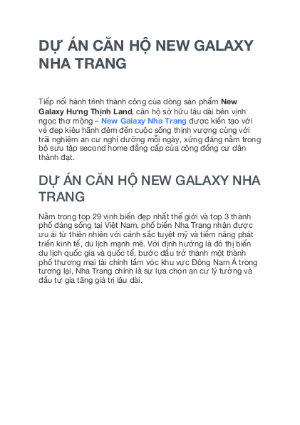 NEW GALAXY NHA TRANG | edocr