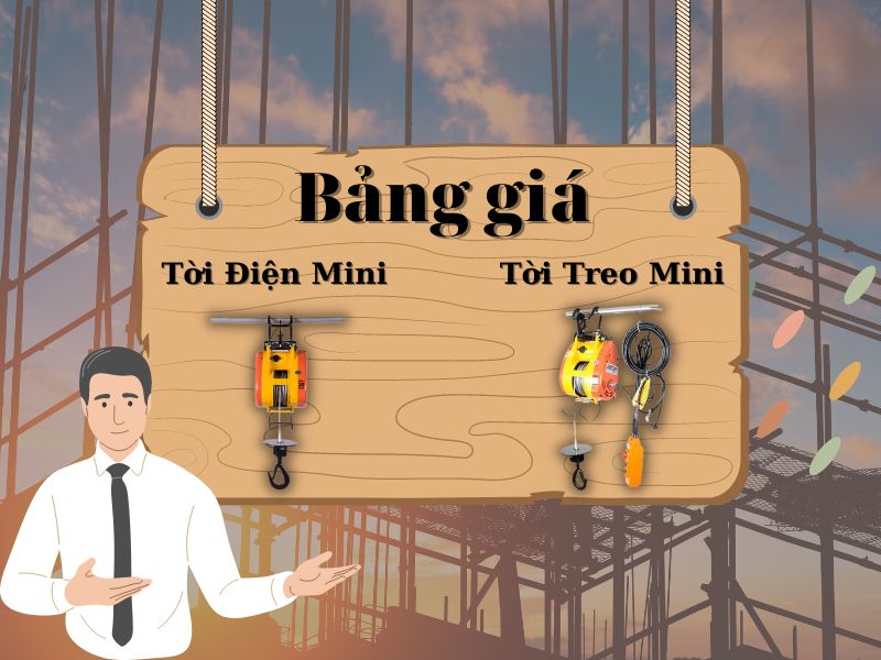 Bảng Giá Máy Tời Điện Mini, Tời Treo Mini Gia Đình Ưa Chuộng Năm...