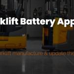 Application of industrial forklift battery